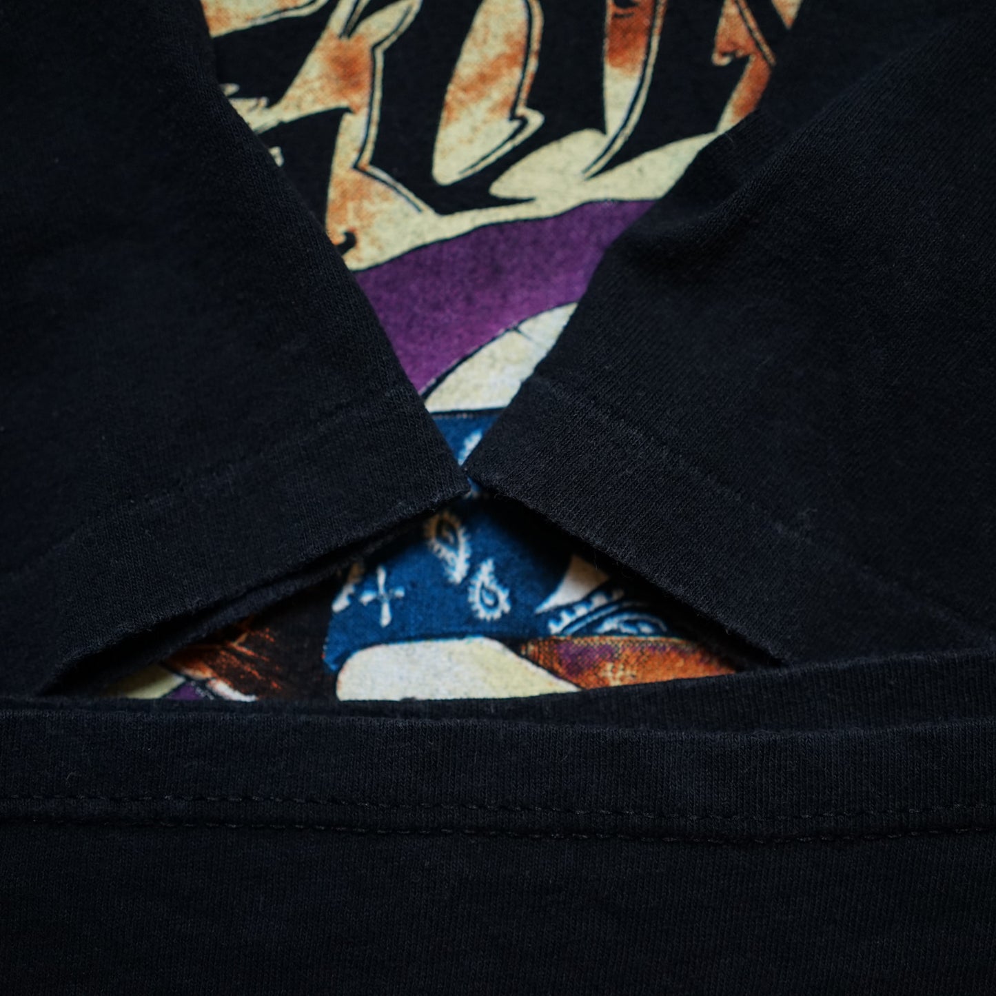 GUNS N' ROSES 1991 SKULL GUN AMERICAN FLAG BROCKUM XL (b_010)