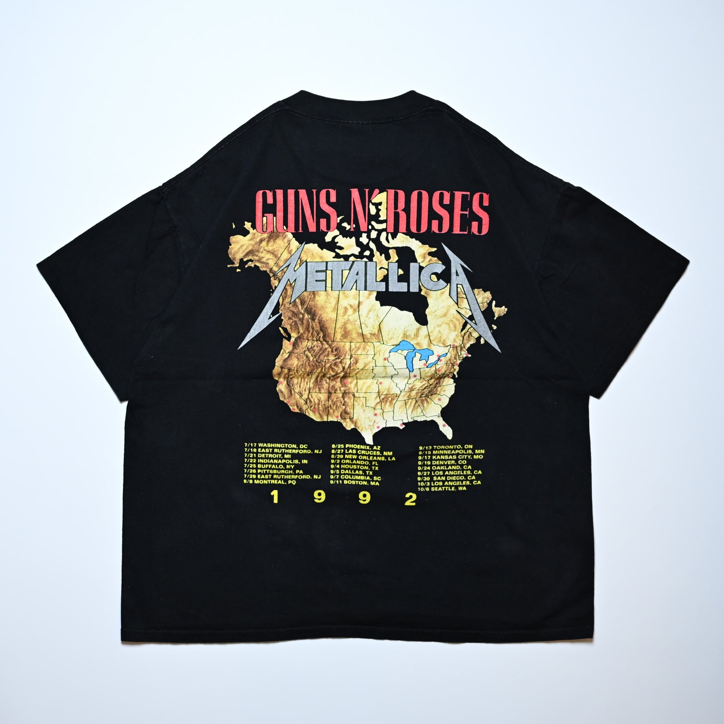 METALLICA × GUNS N' ROSES "1992 Tour" Brockum XL (b_013)