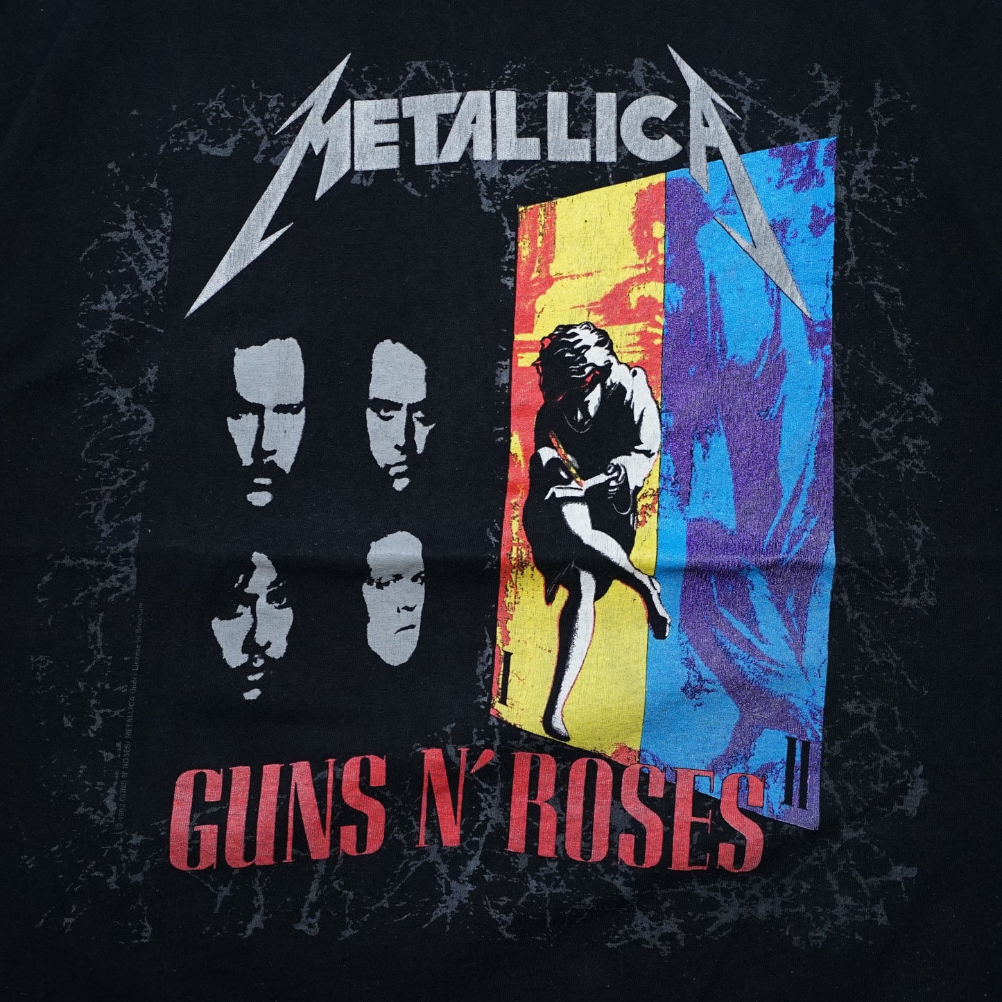 METALLICA × GUNS N' ROSES "1992 Tour" Brockum XL (b_013)
