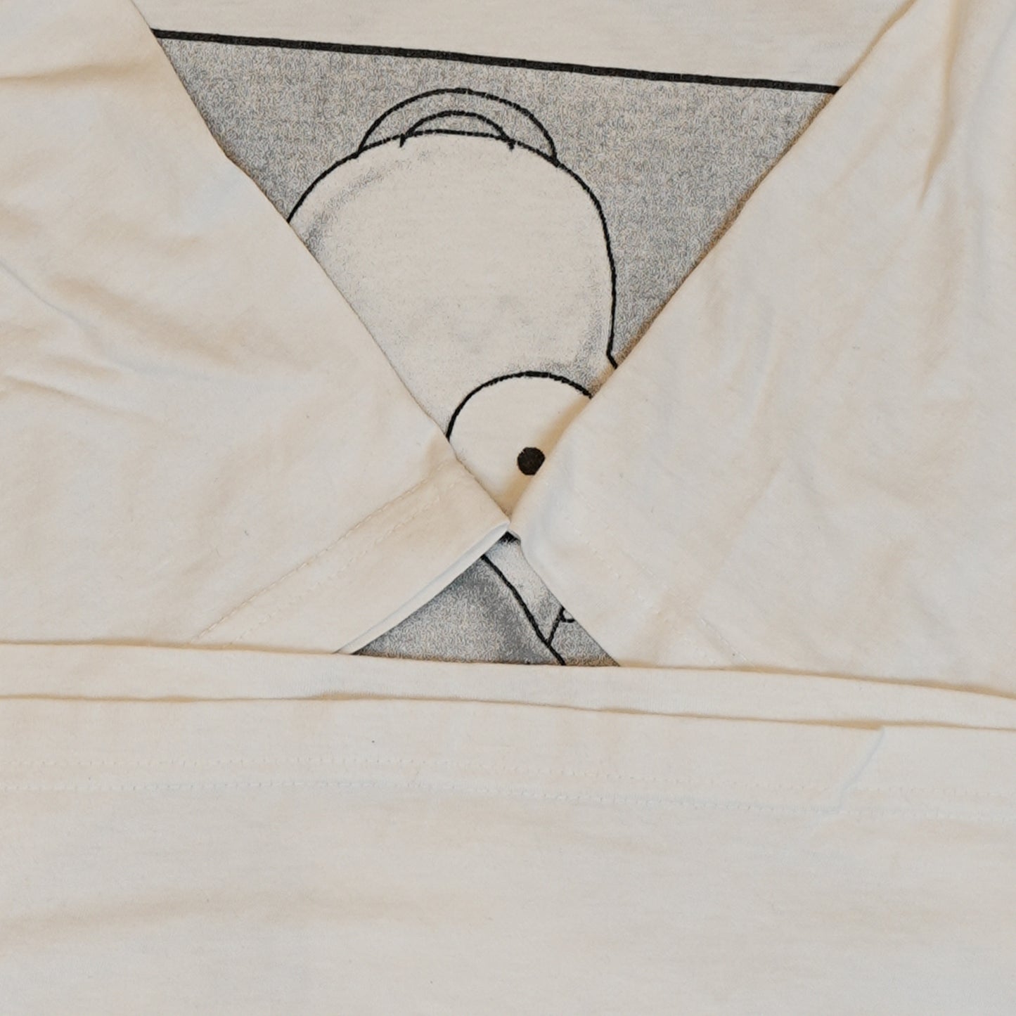 THE SIMPSONS CK PARODY HOMER WHITE XL (b_0618)