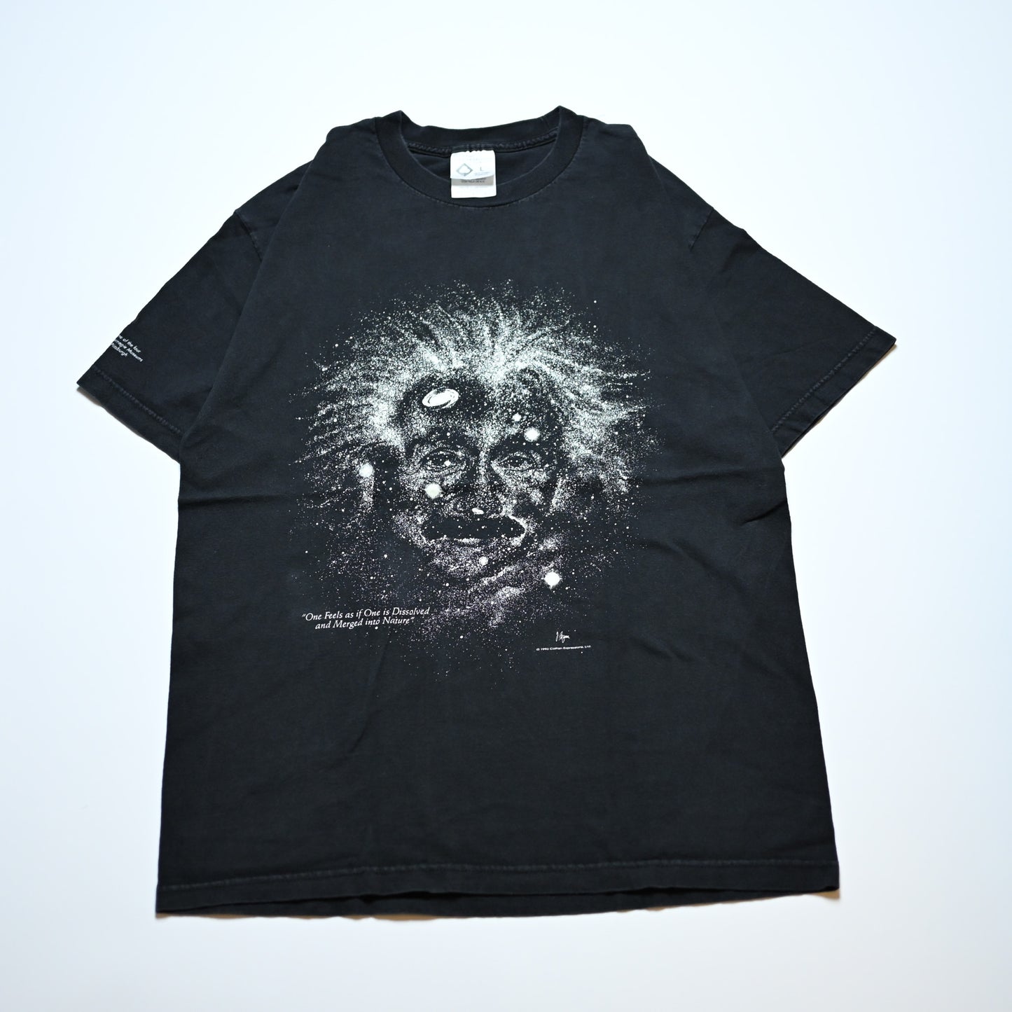 ALBERT EINSTEIN FACE TEE Cotton Expressions LARGE (b_1109)