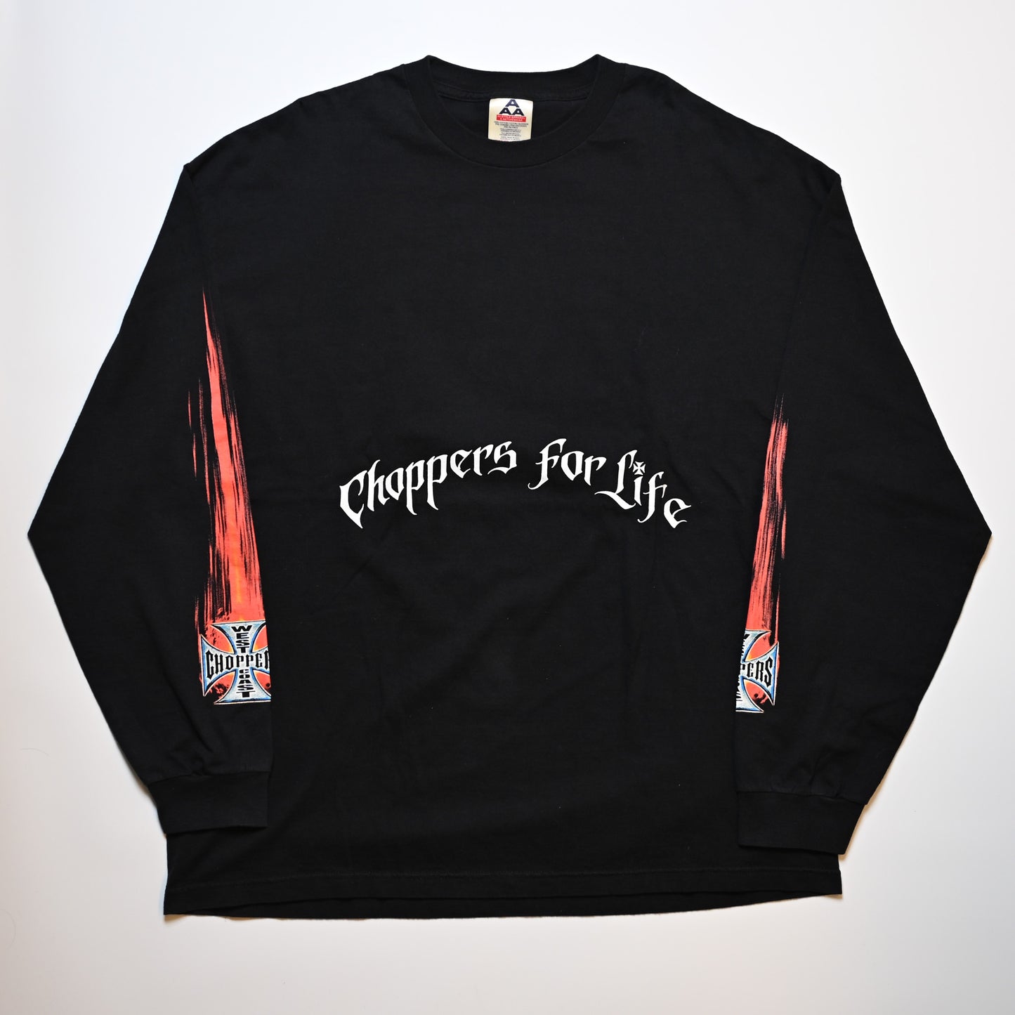 WEST COAST CHOPPERS SKULL FIRE FLAME SPECTRUM CFL LS XXL (b_1210)