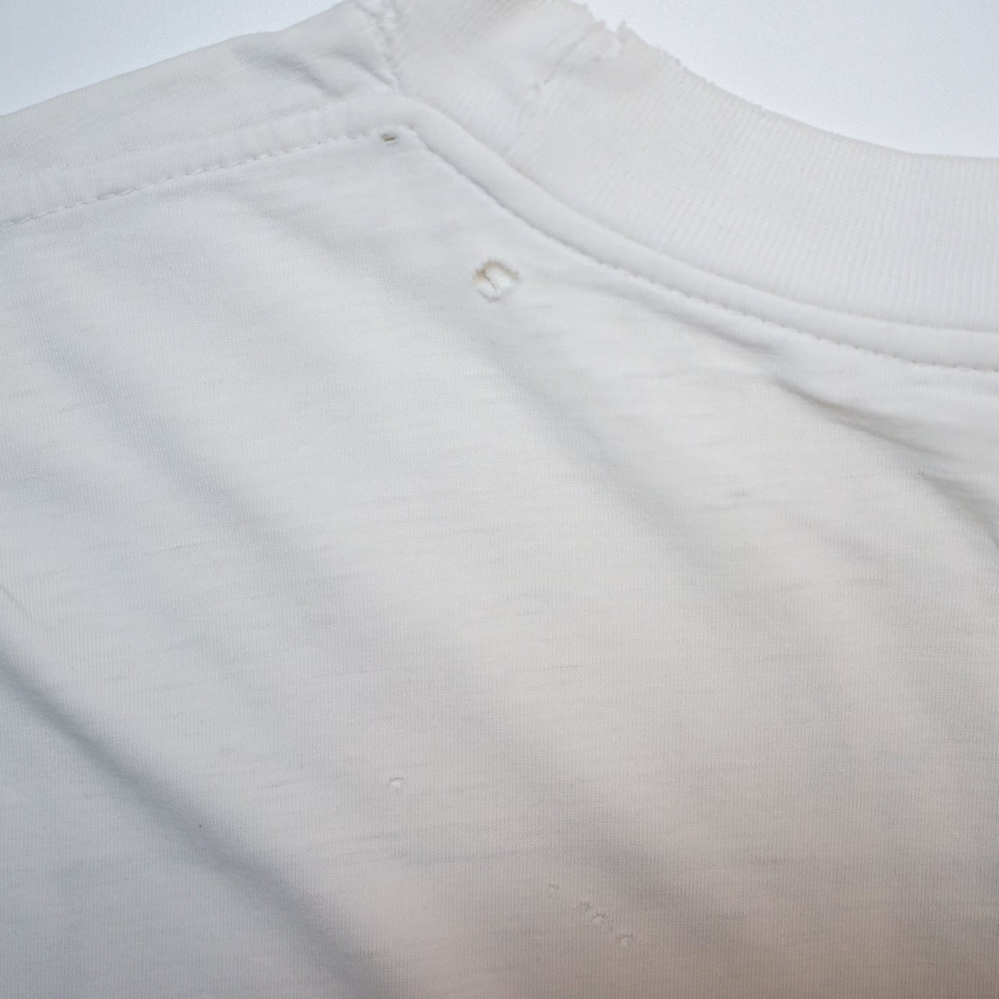 NIRVANA KURT COBAIN MEMORIAL WHITE EURO FITS EURO XL DAMAGE(b_1231)