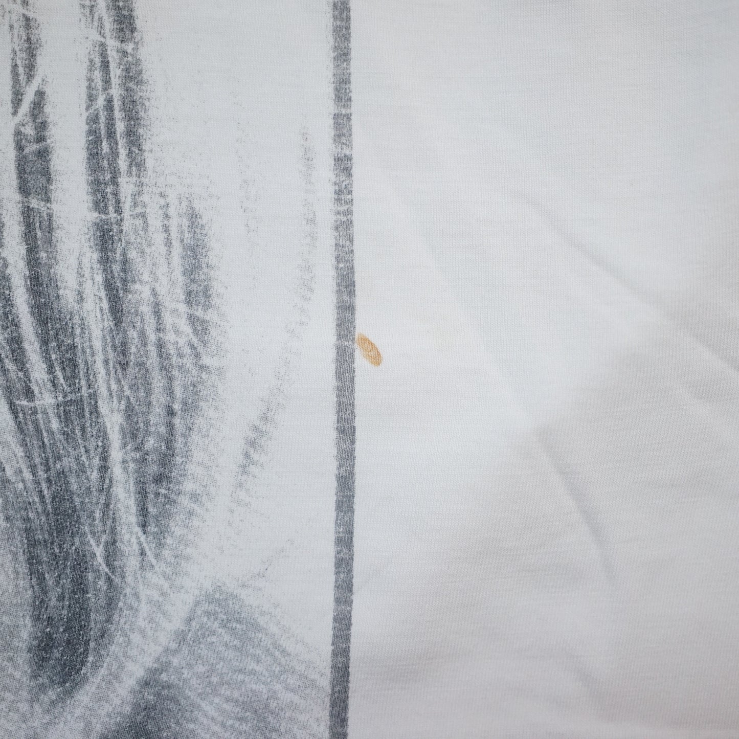 NIRVANA KURT COBAIN MEMORIAL WHITE EURO FITS EURO XL DAMAGE(b_1231)