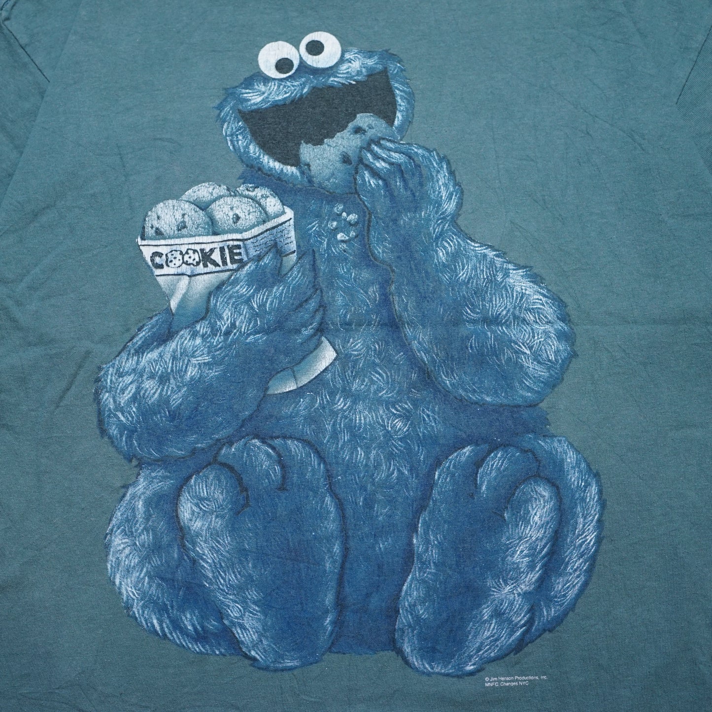 SESAME STREET COOKIE MONSTER CK PALODY CHANGES LARGE (g_1110)