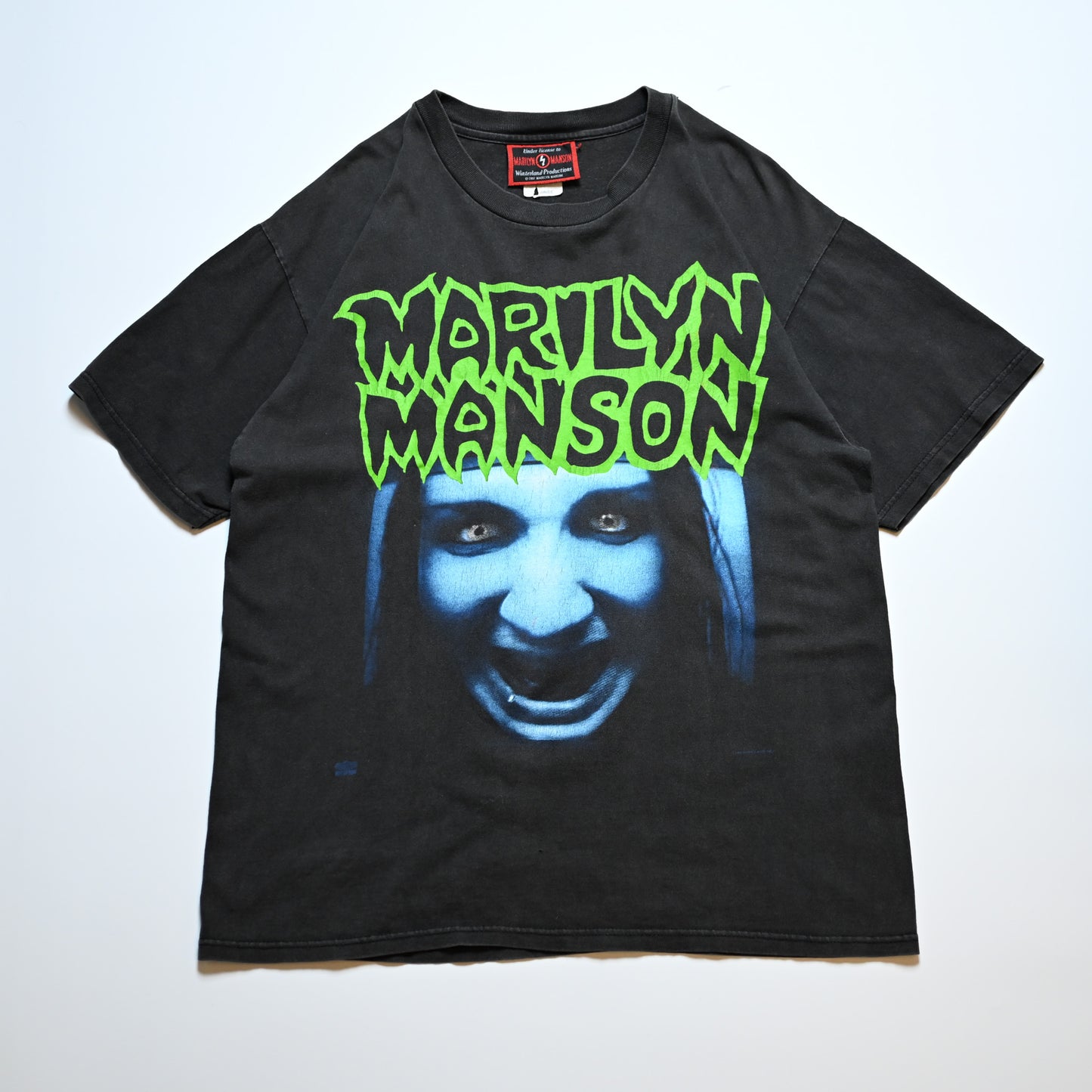 MARILYN MANSON GET YOUR GUNN THIS IS YOUR WORLD MANSON-TAG XL (k_1025)