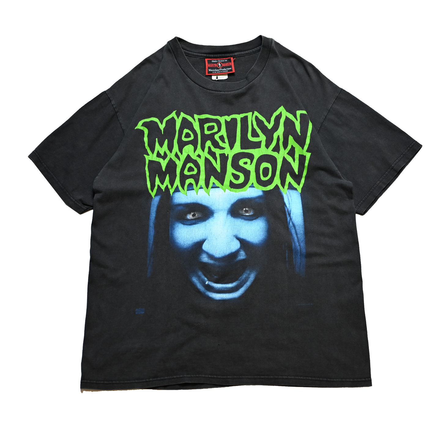 MARILYN MANSON GET YOUR GUNN THIS IS YOUR WORLD MANSON-TAG XL (k_1025)