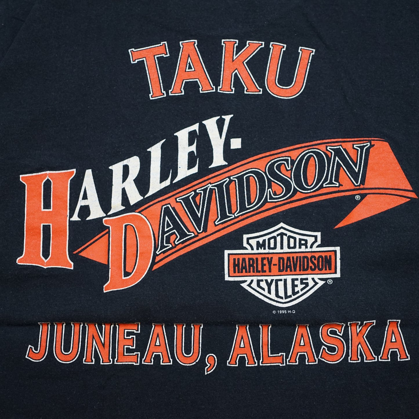 HARLEY DAVIDSON JUST RIDE TAKU JONEAU ALASKA CUT TAG L-XL (k_1132)