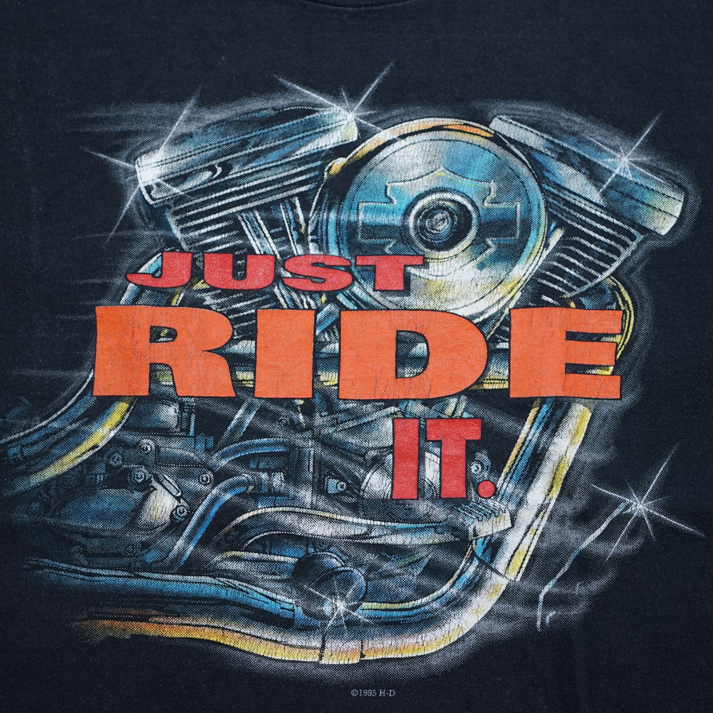 HARLEY DAVIDSON JUST RIDE TAKU JONEAU ALASKA CUT TAG L-XL (k_1132)