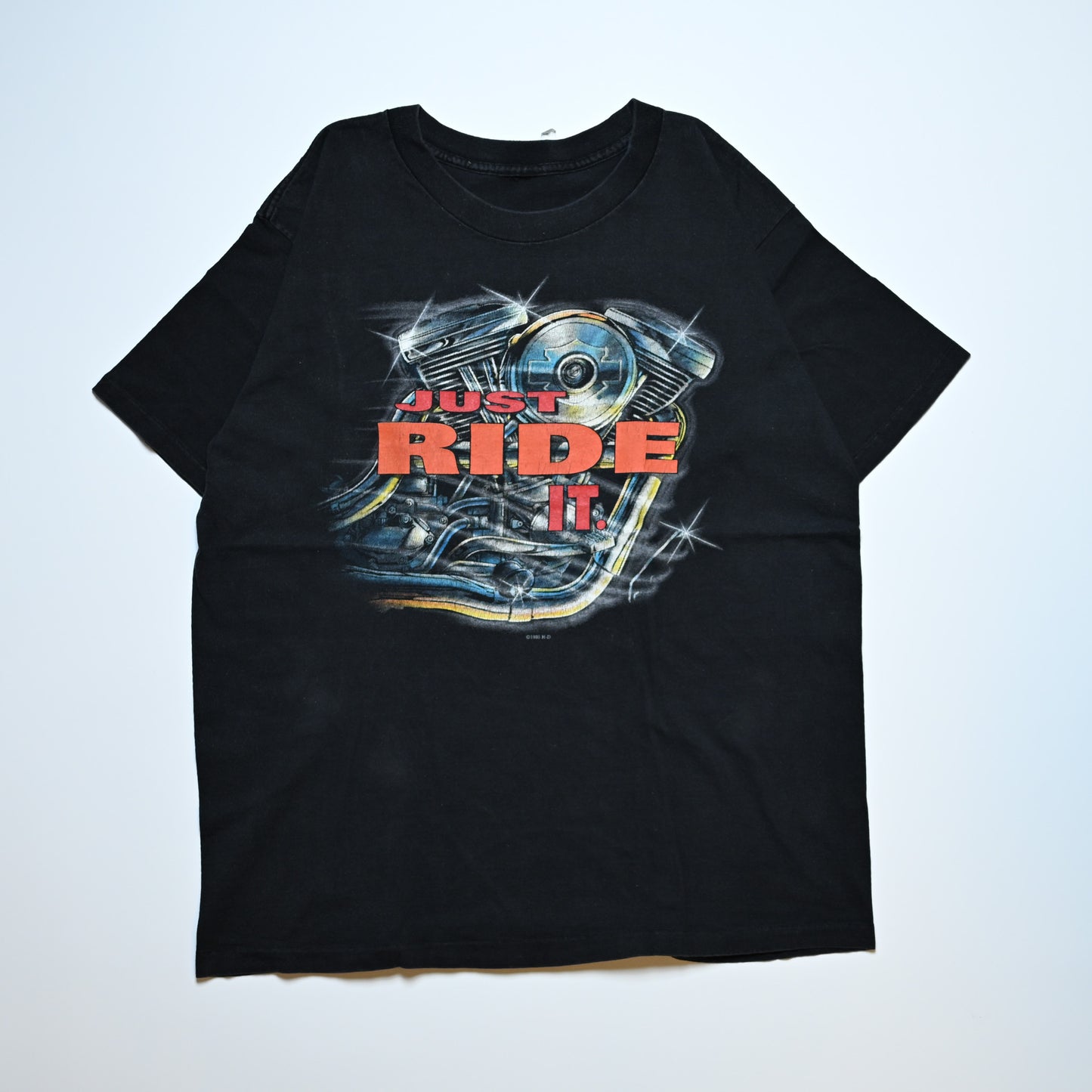 HARLEY DAVIDSON JUST RIDE TAKU JONEAU ALASKA CUT TAG L-XL (k_1132)