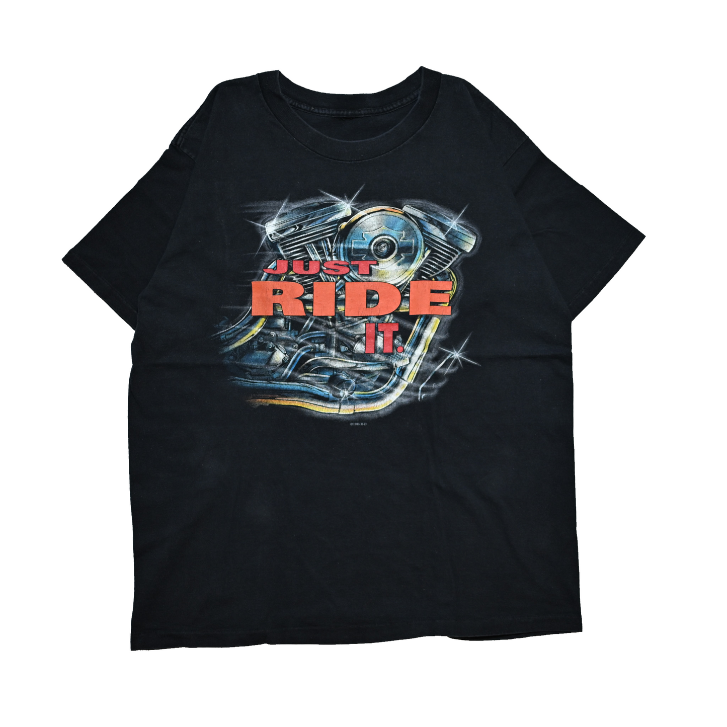 HARLEY DAVIDSON JUST RIDE TAKU JONEAU ALASKA CUT TAG L-XL (k_1132)