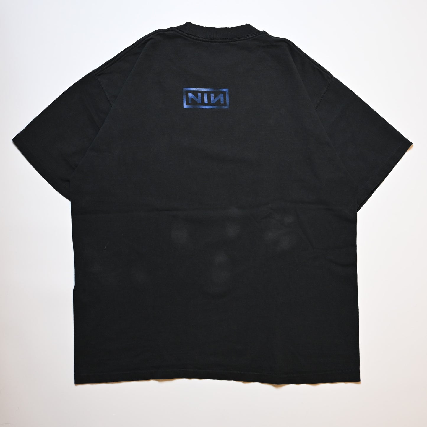 NINE INCH NAILS THE FRAGILE BLUE BOX LOGO CUT TAG L-XL (k_1231)