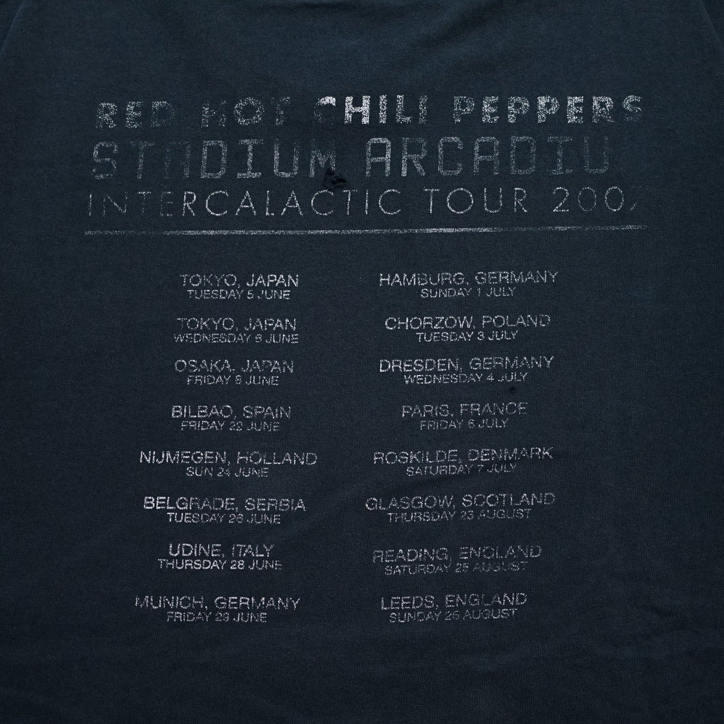 RED HOT CHILI PEPPERS STADIUM ARCADIUM INTERCALACTIC TOUR 2006 (k_1234)