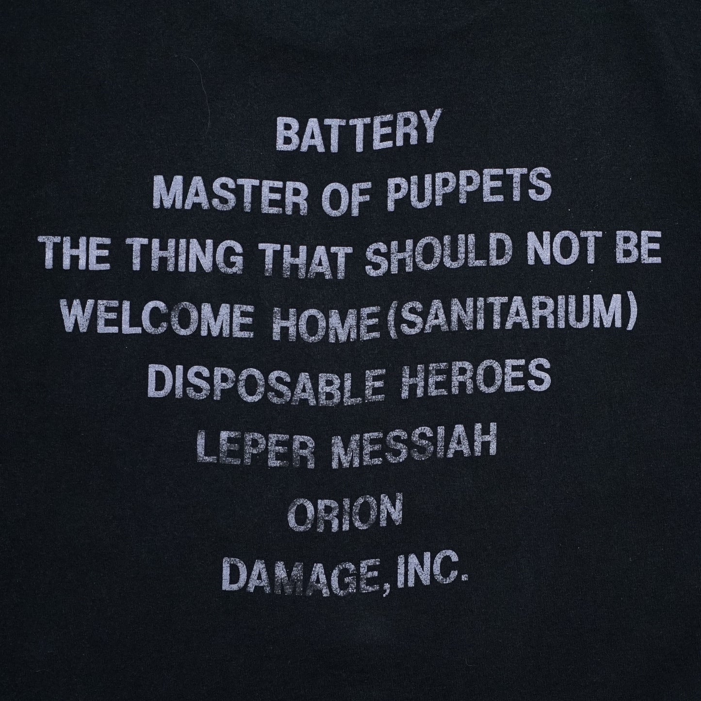 METALLICA 1994 MASTER OF PUPPETS giant by anvil XL (rb_008)