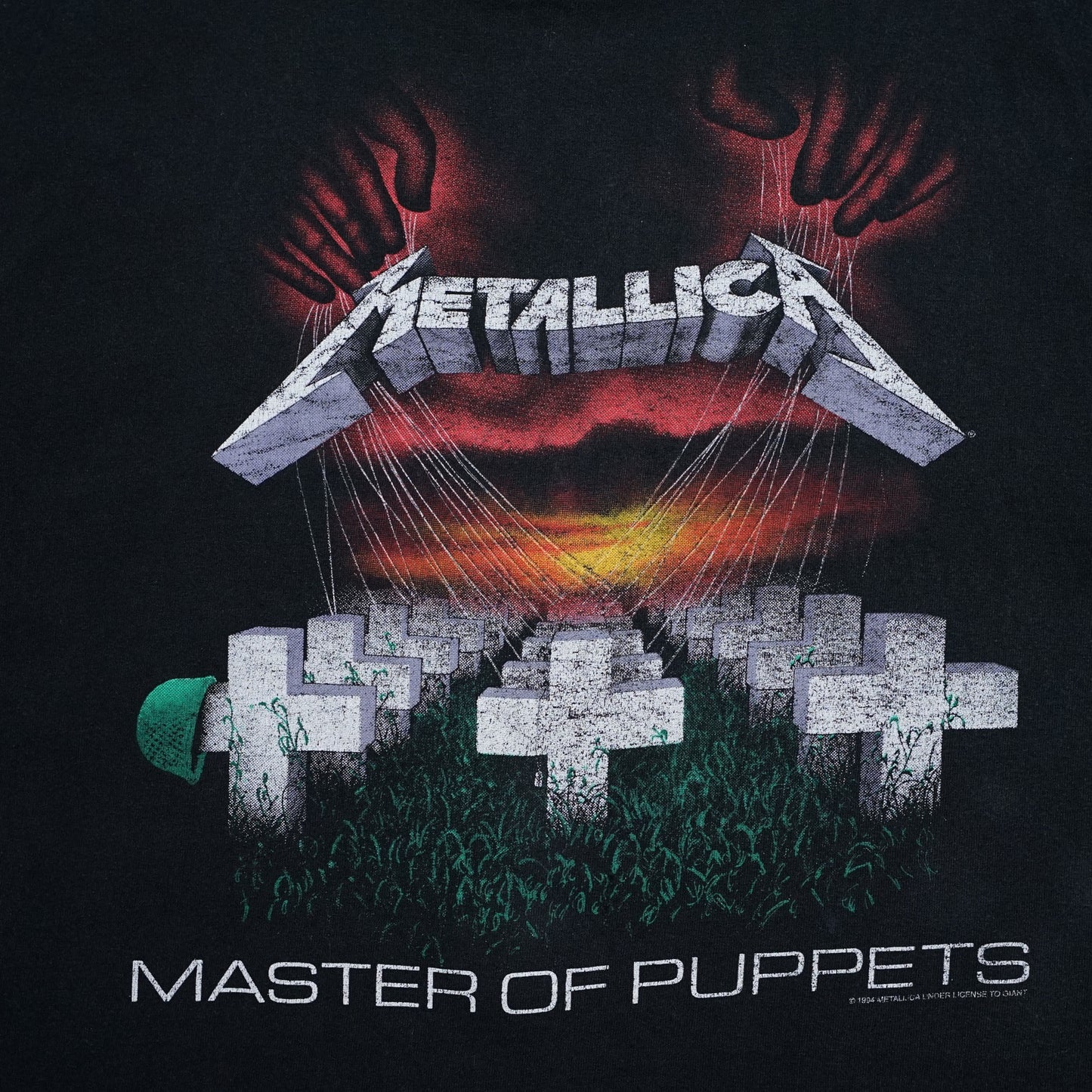 METALLICA 1994 MASTER OF PUPPETS giant by anvil XL (rb_008)