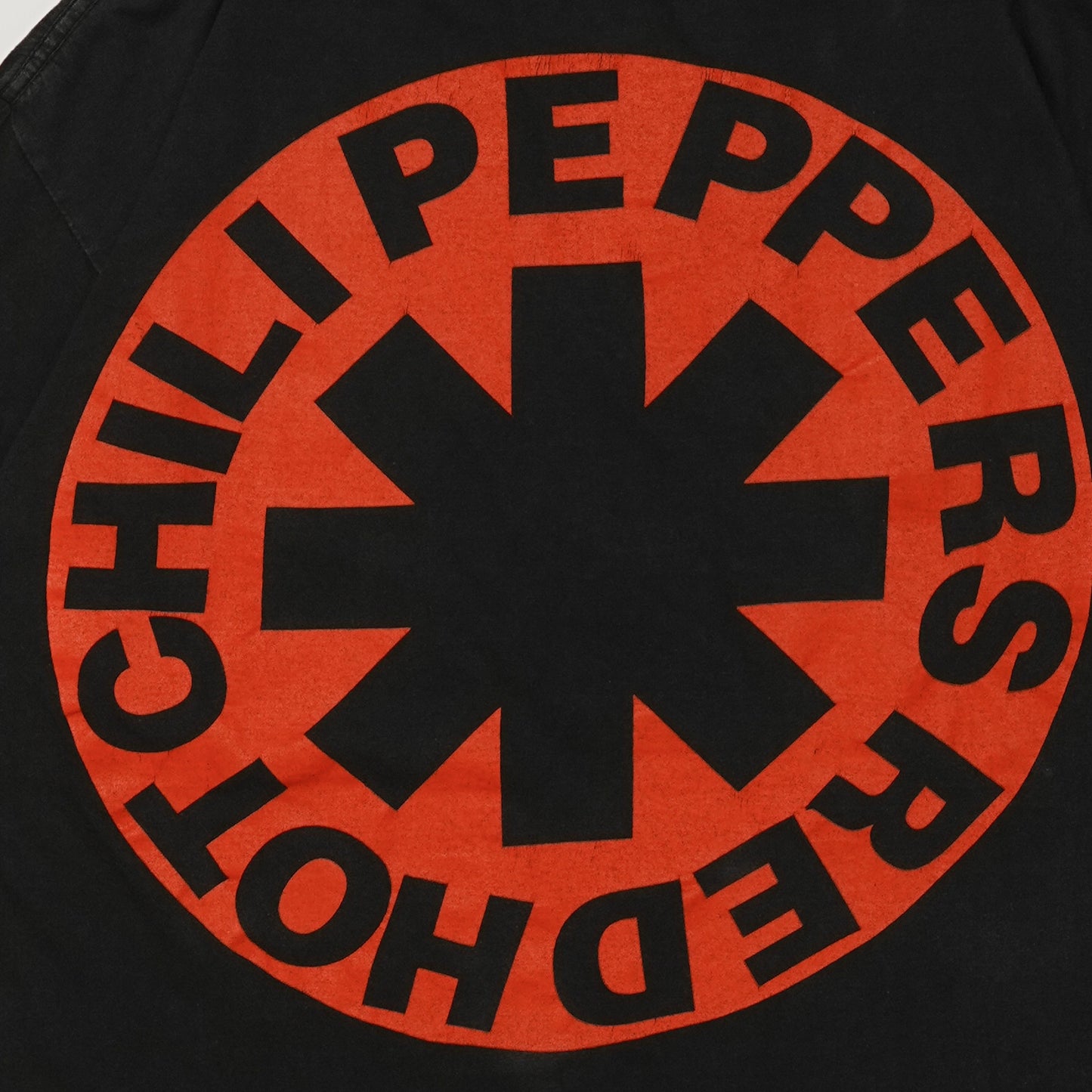RED HOT CHILI PEPPERS 1990 MEMBER PORTRAIT CURVING LOGO EURO XL