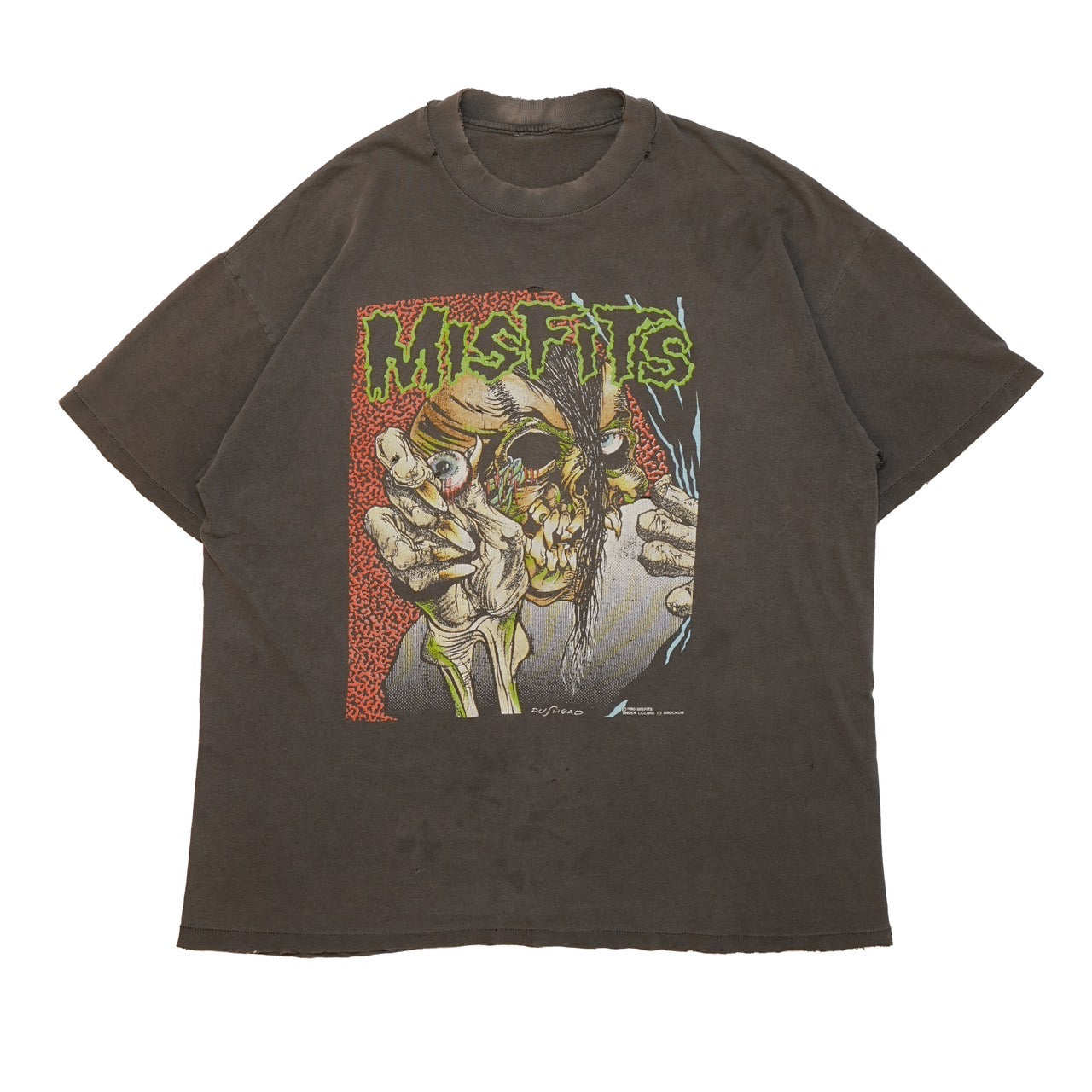 MISFITS pushead eyeball CUTTAG   LARGE相当 GOOD FADE