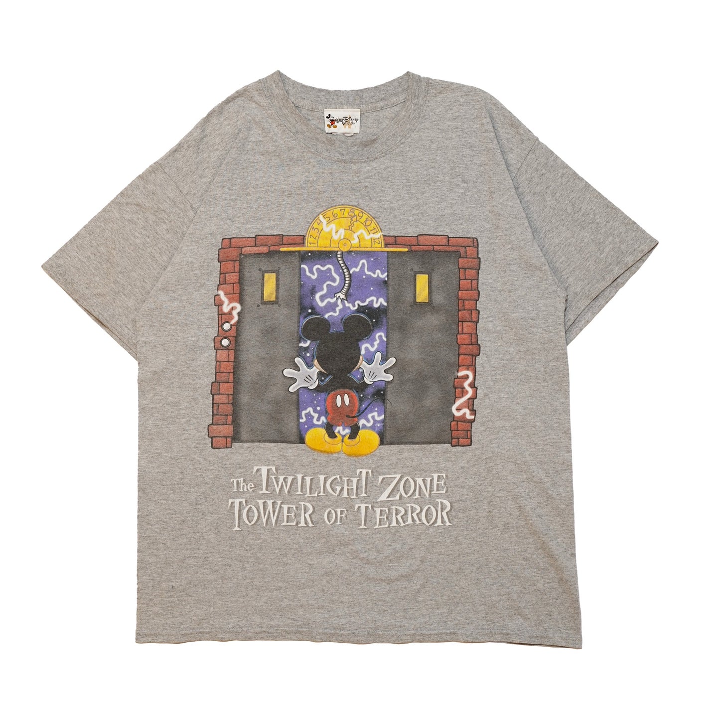 DISNEY VINTAGE TWILIGHT ZONE TOWER OF TERROR MICKEY ORIGINAL XL相当