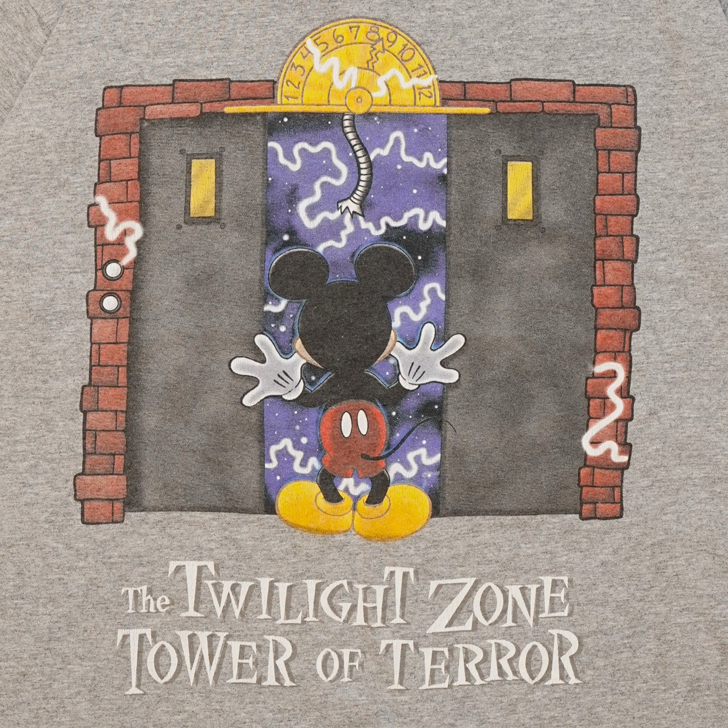 DISNEY VINTAGE TWILIGHT ZONE TOWER OF TERROR MICKEY ORIGINAL XL相当