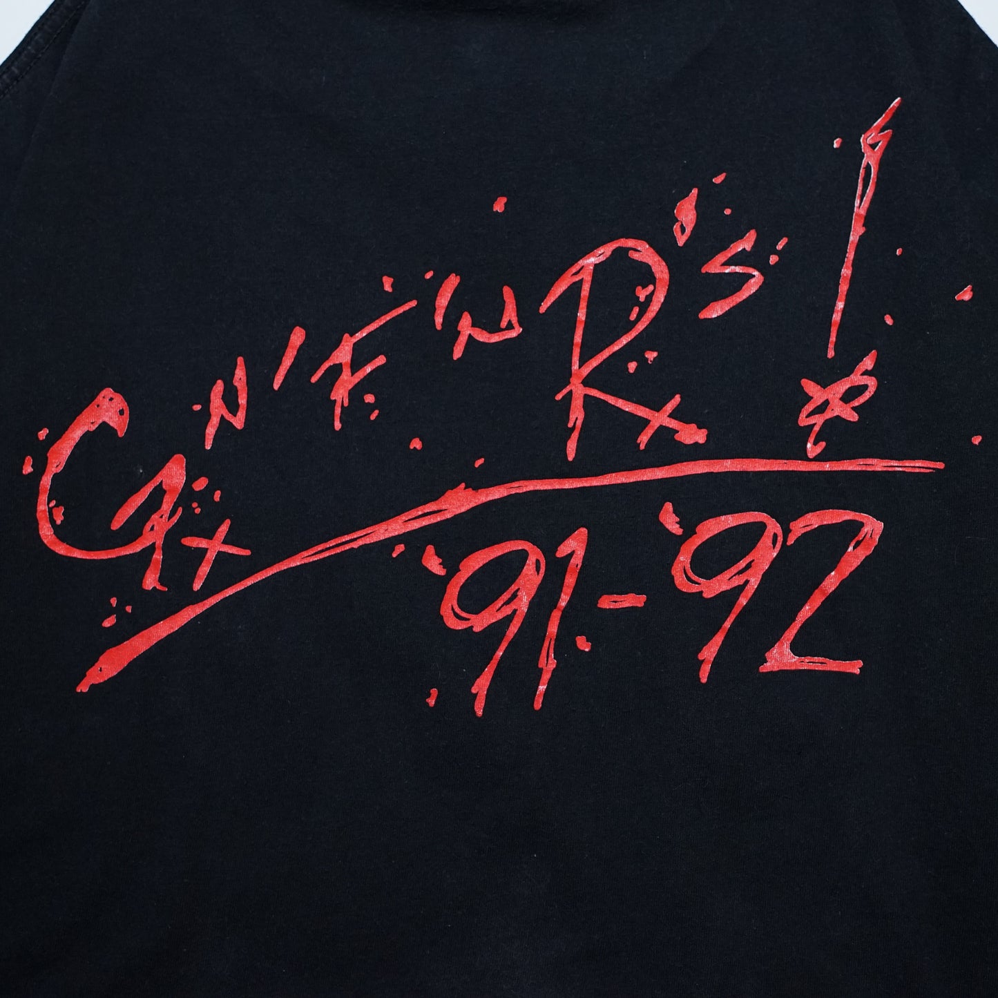 GUNS N' ROSES 1991 SKULL GUN AMERICAN FLAG  BROCKUM XL (b_010)