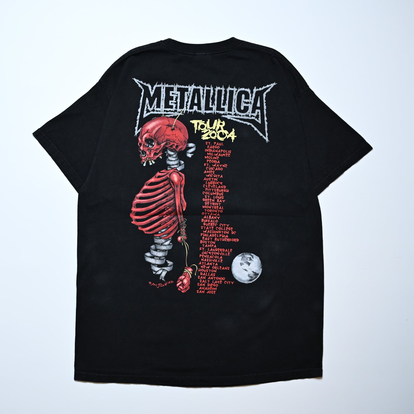 METALLICA PUSHEAD MADLY IN ANGER WITH THE WORLD TOUR 2004 TENNESSEE RIVER LARGE (b_018)