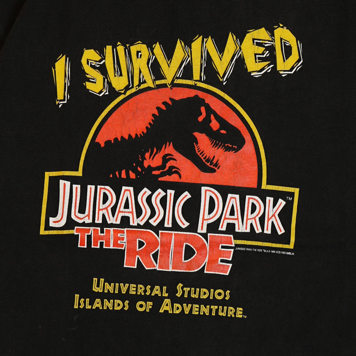 JURASSIC PARK THE RIDE UNIVERSAL 1997 FITS LARGE (b_0602)