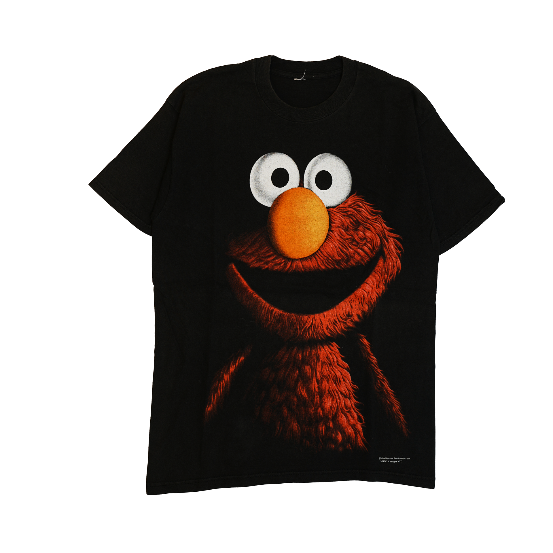 セサミストリート モノトーンTシャツパペット ELMO SESAME STREET ELMO DARK BIG PRINT (b_0613) – VINTAGE BROS