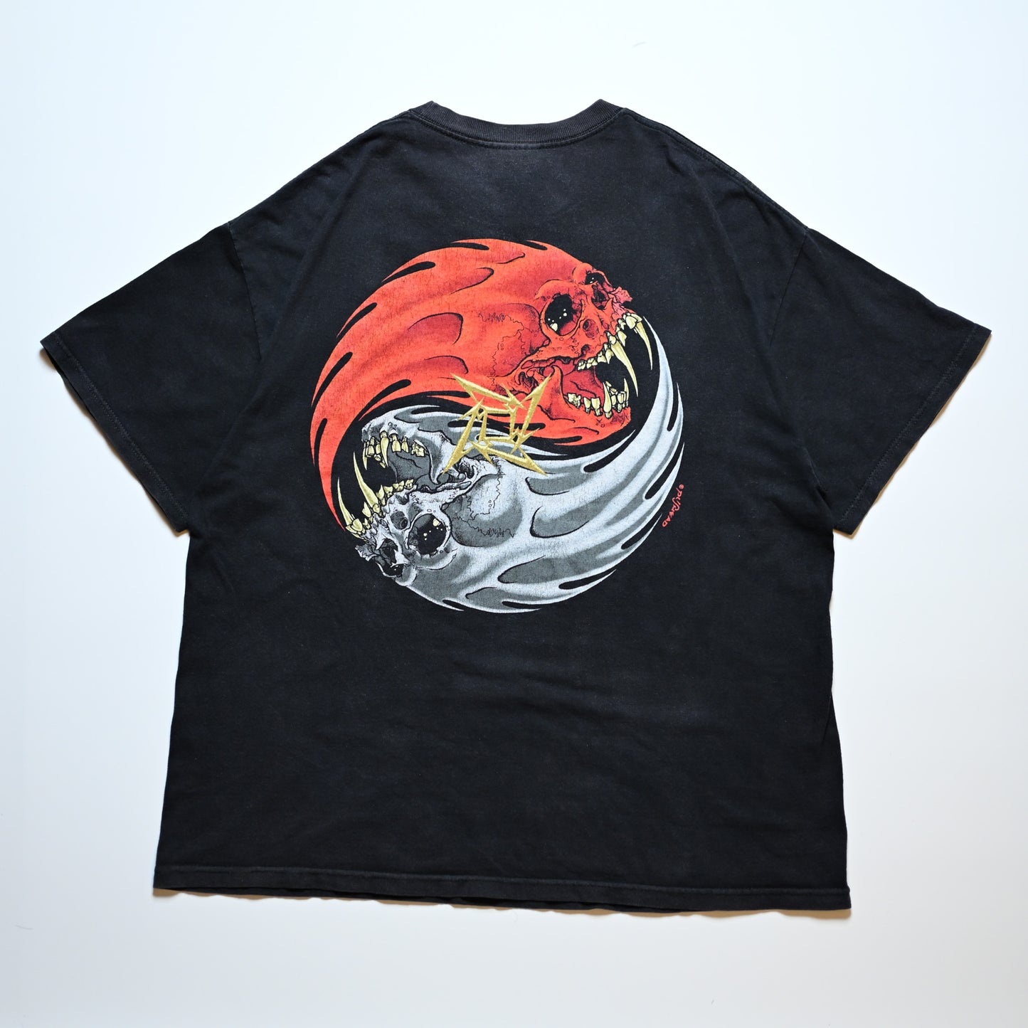 METALLICA PUSHEAD YING YANG REBEL SKULL TENNESSEE RIVER XL (b_1003)