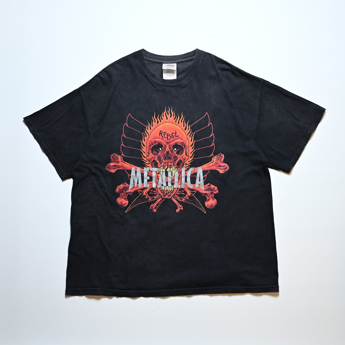 METALLICA PUSHEAD YING YANG REBEL SKULL TENNESSEE RIVER XL (b_1003)