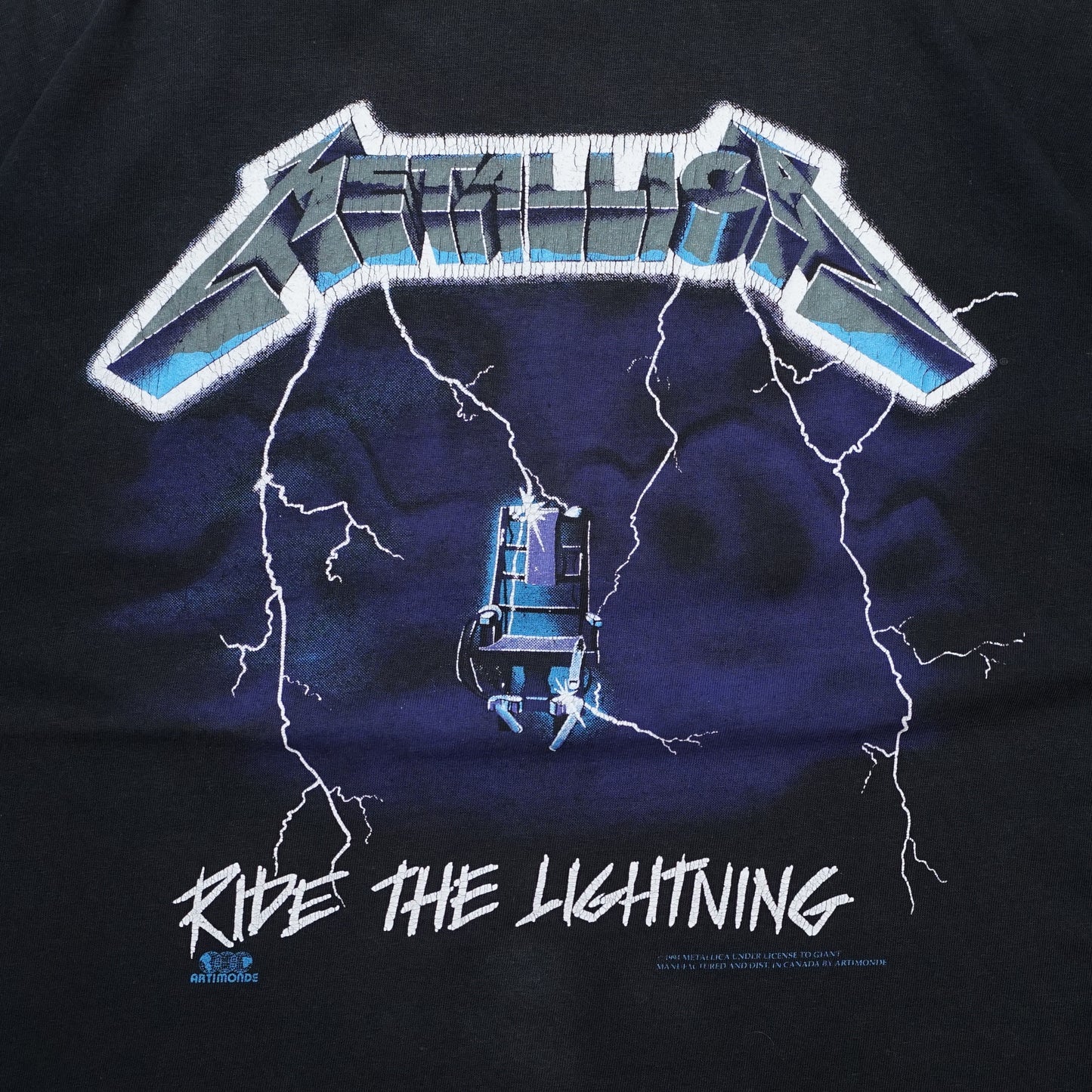 METALLICA 00s RIDE THE LIGHTNING 1994 ARTIMONDE XL (b_1005)