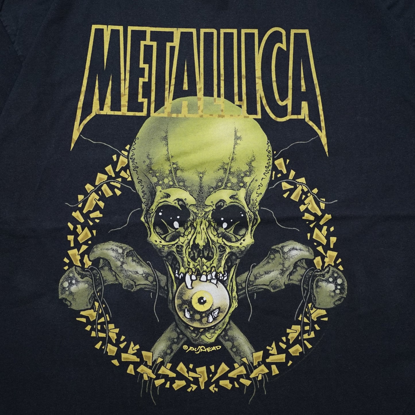 METALLICA PUSHEAD NO LEAF CLOVER Hanes XL (b_1011)