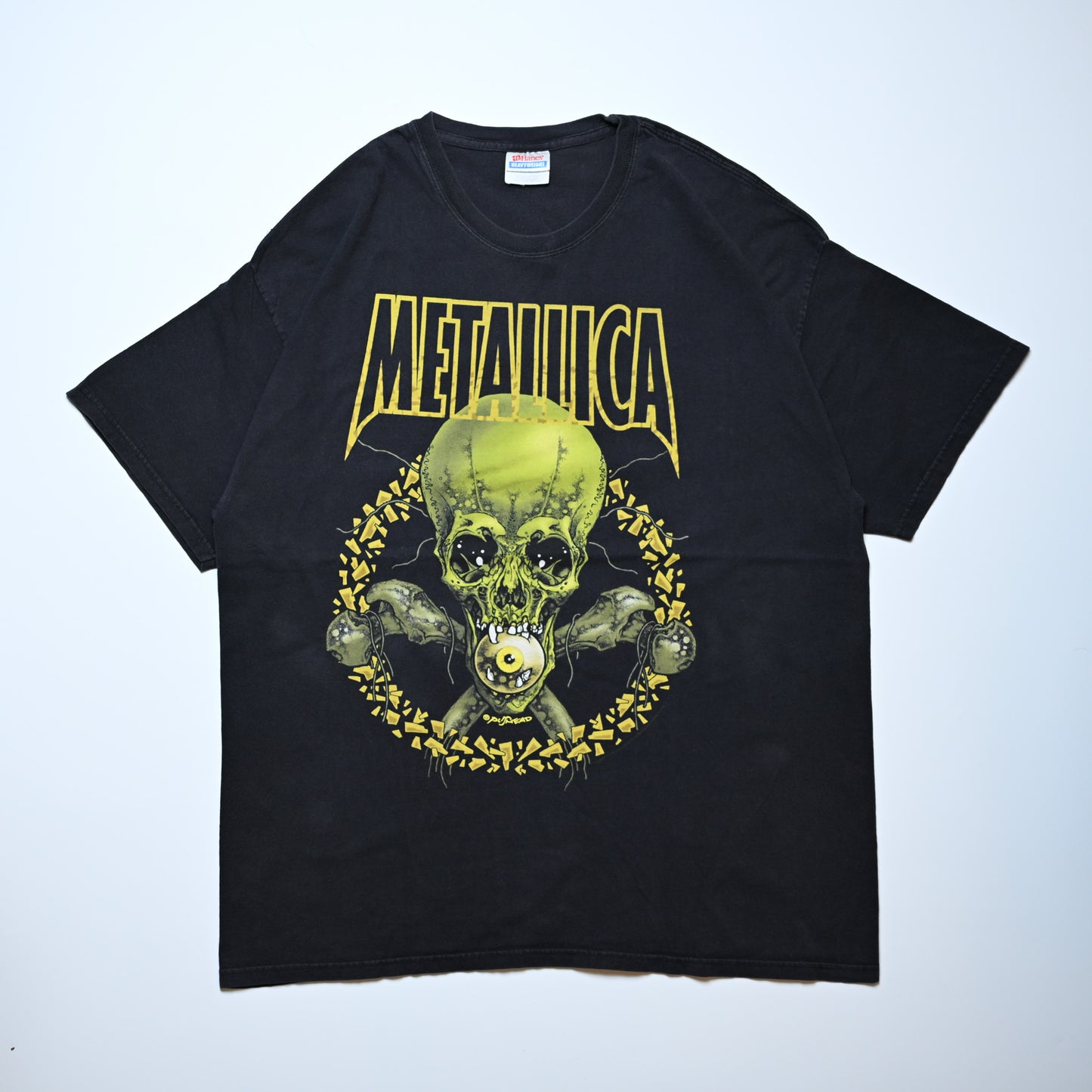 METALLICA PUSHEAD NO LEAF CLOVER Hanes XL (b_1011)