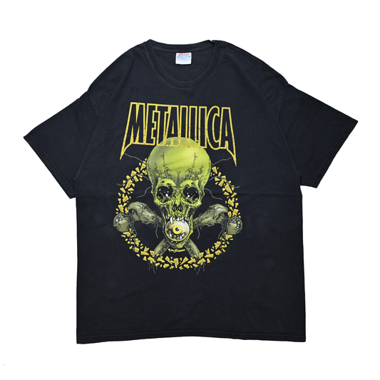 METALLICA PUSHEAD NO LEAF CLOVER Hanes XL (b_1011)