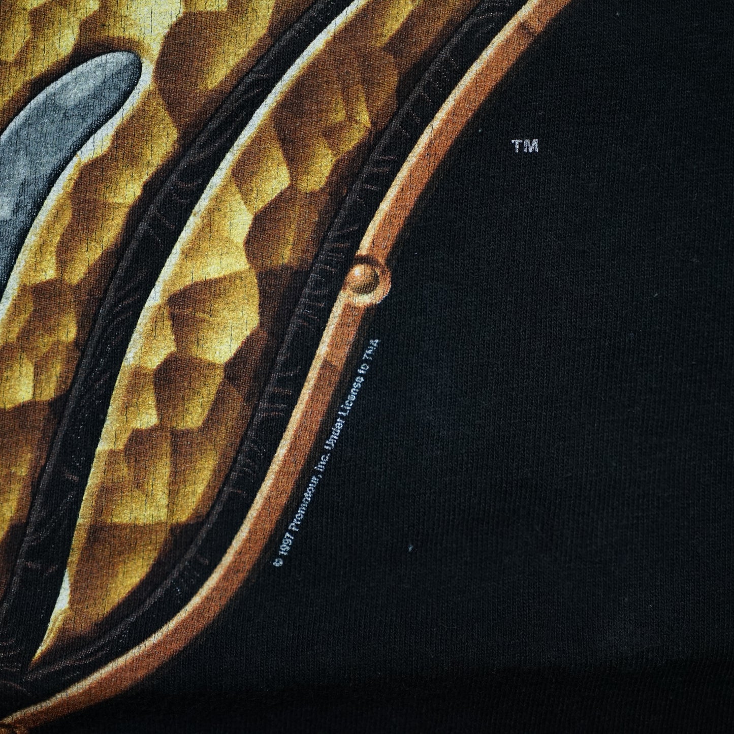 ROLLING STONES GOLD LIP & TONGUE BRIDGES TO BABYLON WORLD TOUR 1997 anvil XL (b_1023)