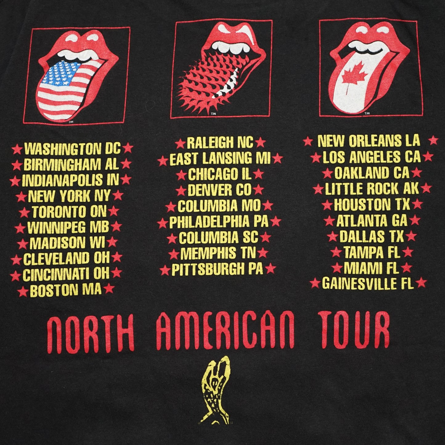 ROLLING STONES VOODOO LOUNGE 94/95 WORLD TOUR BROCKUM XL (b_1025)