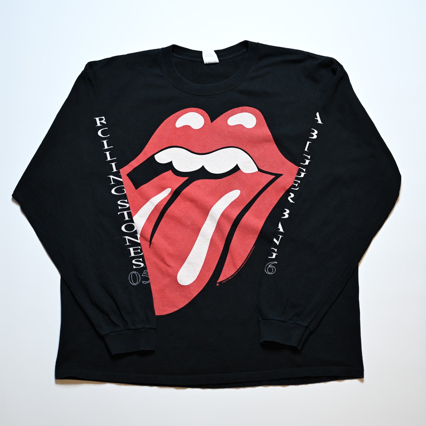 ROLLING STONES A BIGGER BANG LIP & TONGUE LS ANVIL XXL (b_1026)