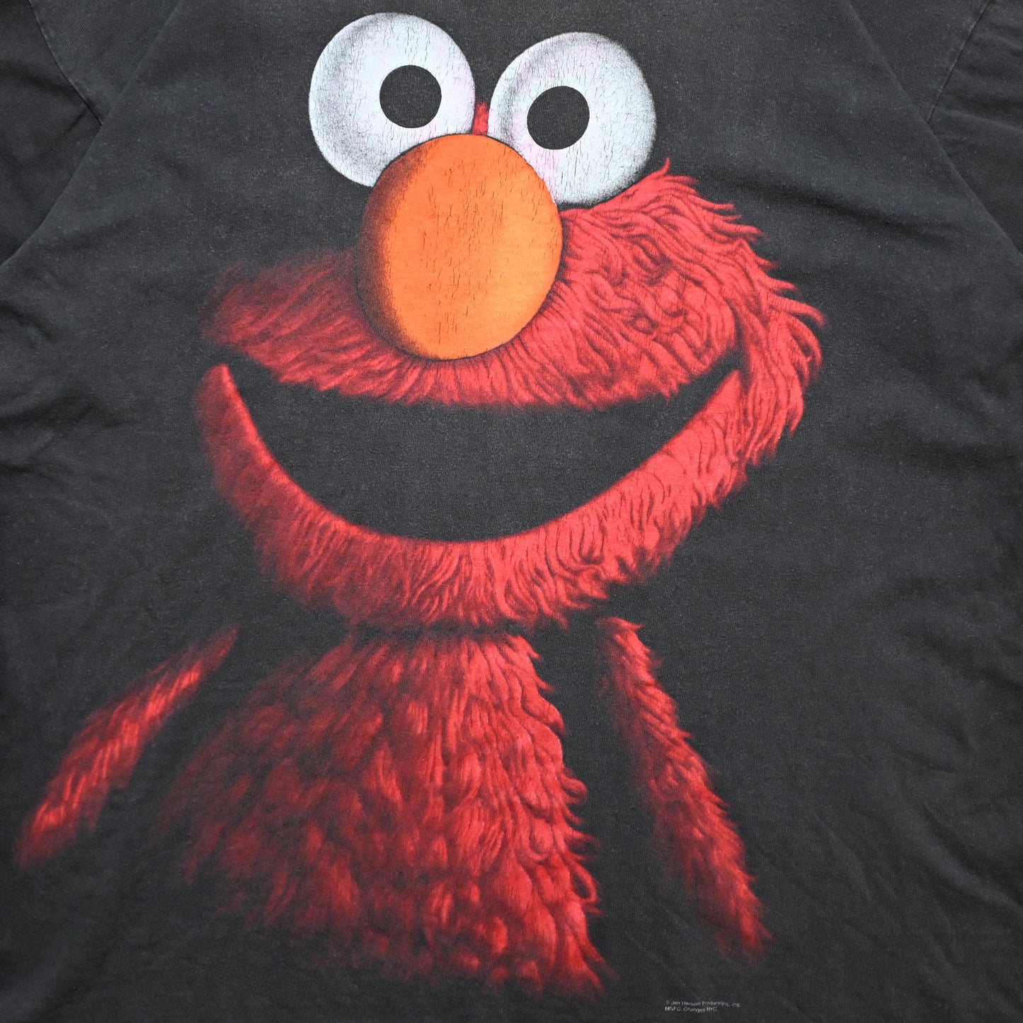 SESAME STREET ELMO DARK BIG PRINT CHANGES LARGE (b_1042)