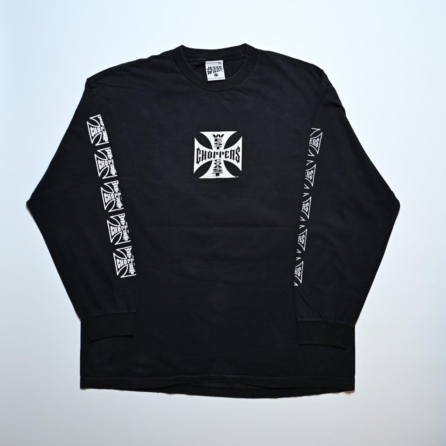 WEST COAST CHOPPERS IRON CROSS LONG BEACH, LA LS ORIGINAL XL (b_1069)