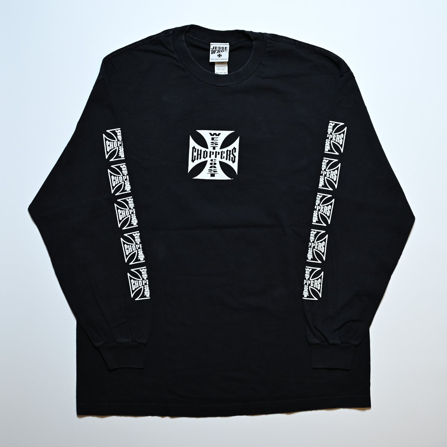 WEST COAST CHOPPERS IRON CROSS LONG BEACH, LA LS ORIGINAL XL (b_1070)