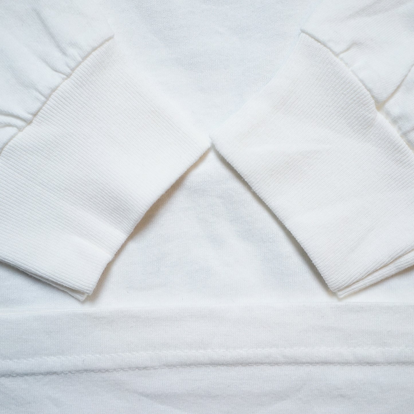 WEST COAST CHOPPERS IRON CROSS LONG BEACH, LA LS one arm print WHITE deadstock (b_1077)