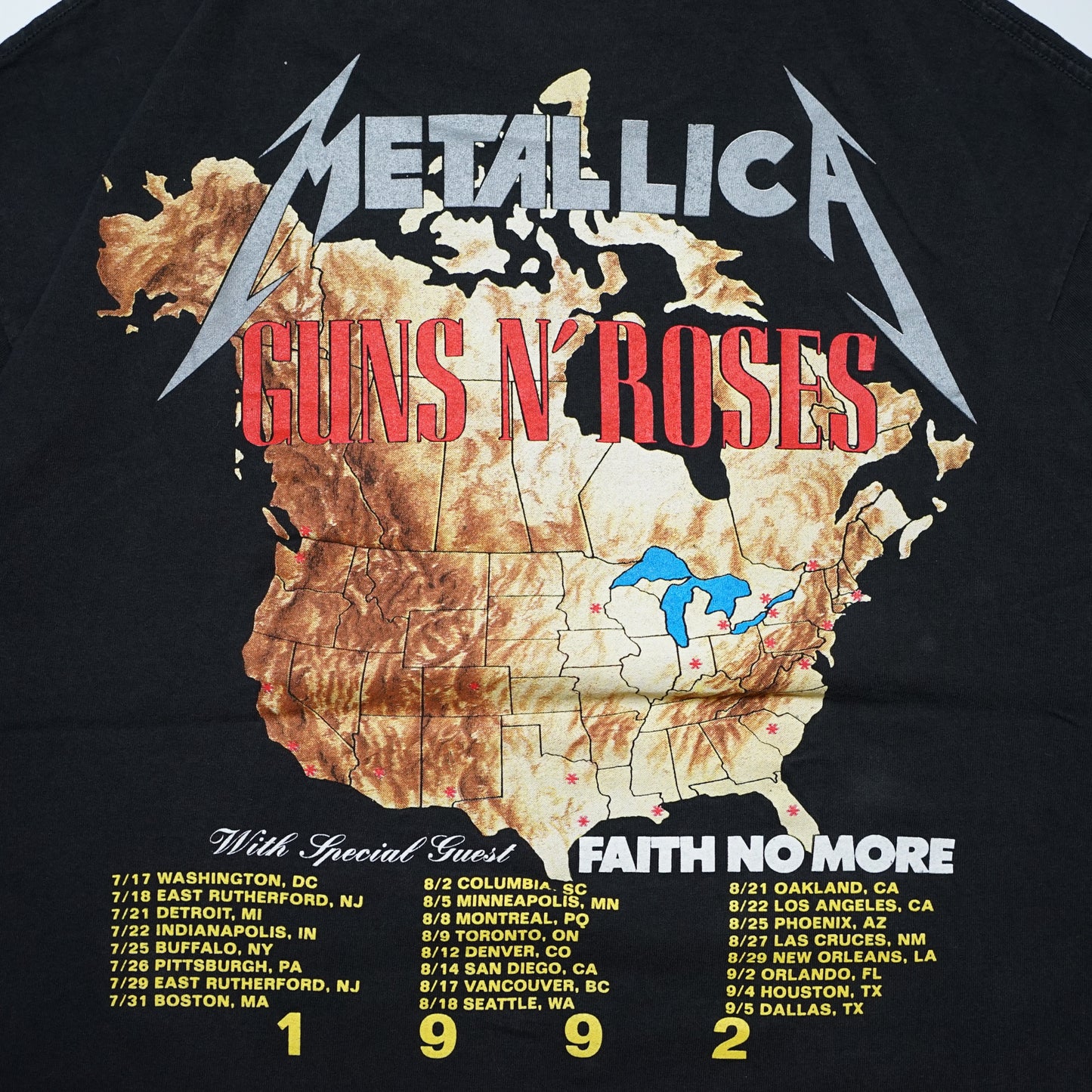 GUNS N' ROSES × METALLICA "1992 Tour" Brockum XL (b_1101)