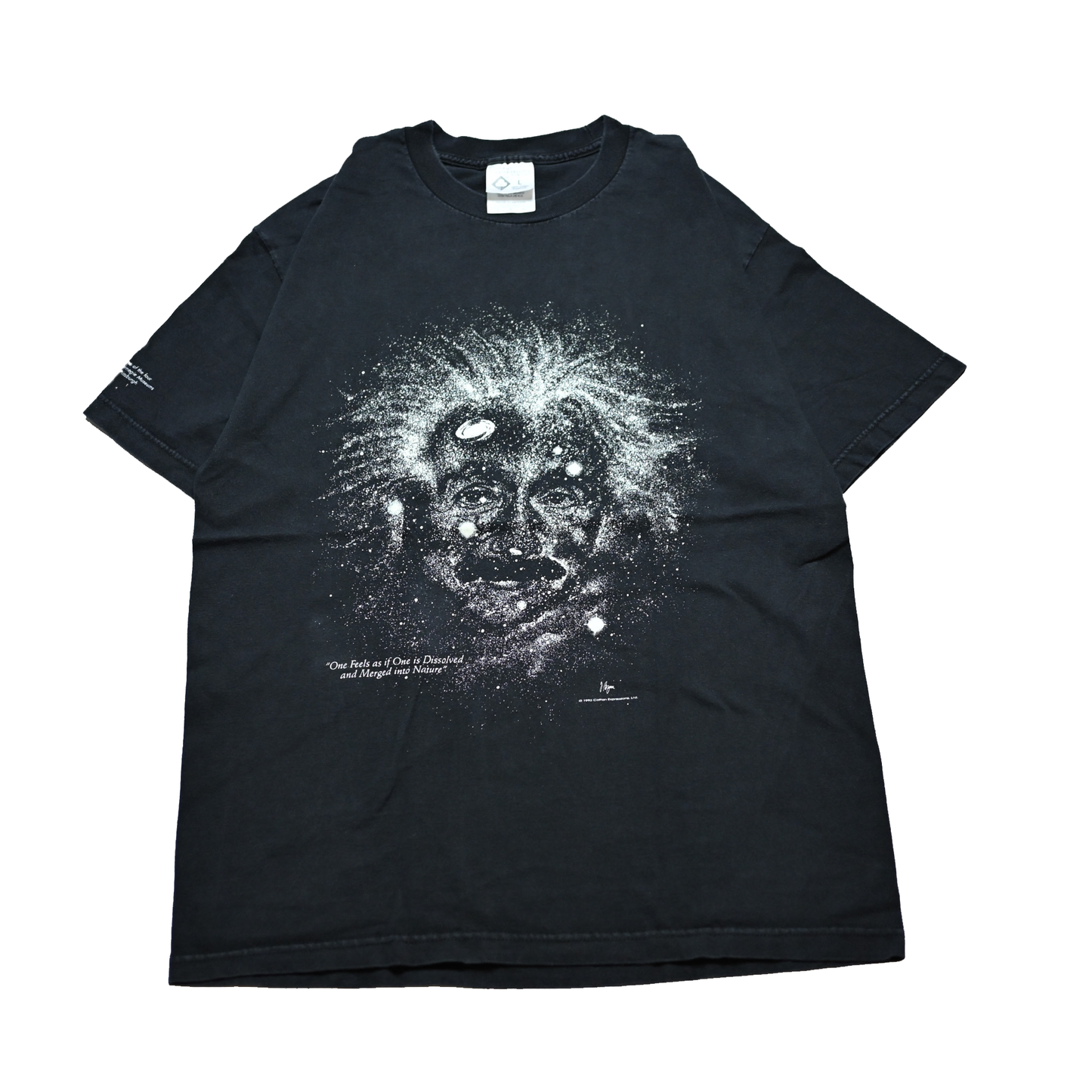 ALBERT EINSTEIN FACE TEE Cotton Expressions LARGE (b_1109)