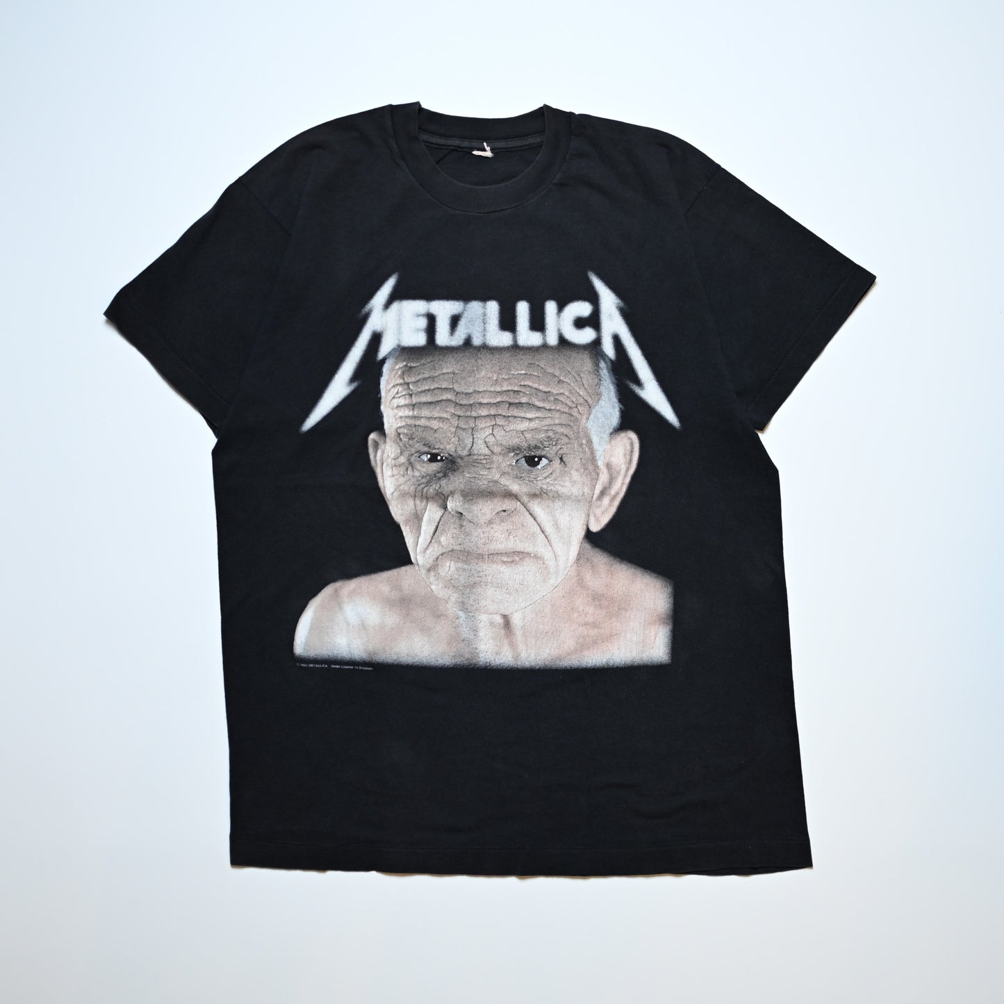 METALLICA 1992 SANDMAN EURO CUT TAG FITS L-XL (b_1144)