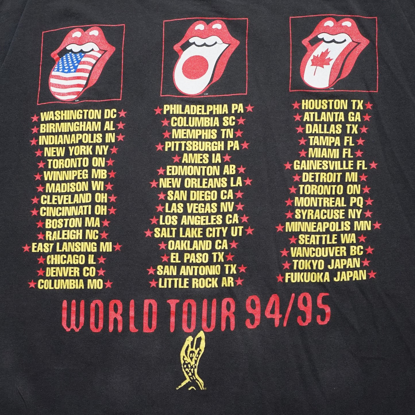 ROLLING STONES VOODOO LOUNGE NORTH AMERICAN TOUR BROCKUM XL (b_1221)