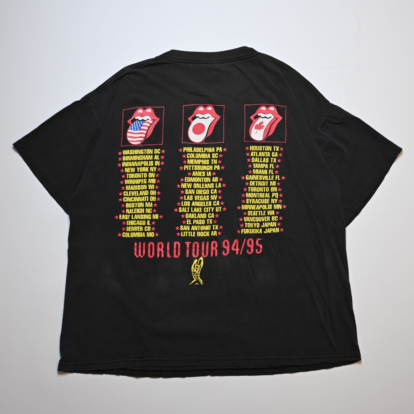 ROLLING STONES VOODOO LOUNGE NORTH AMERICAN TOUR BROCKUM XL (b_1221)