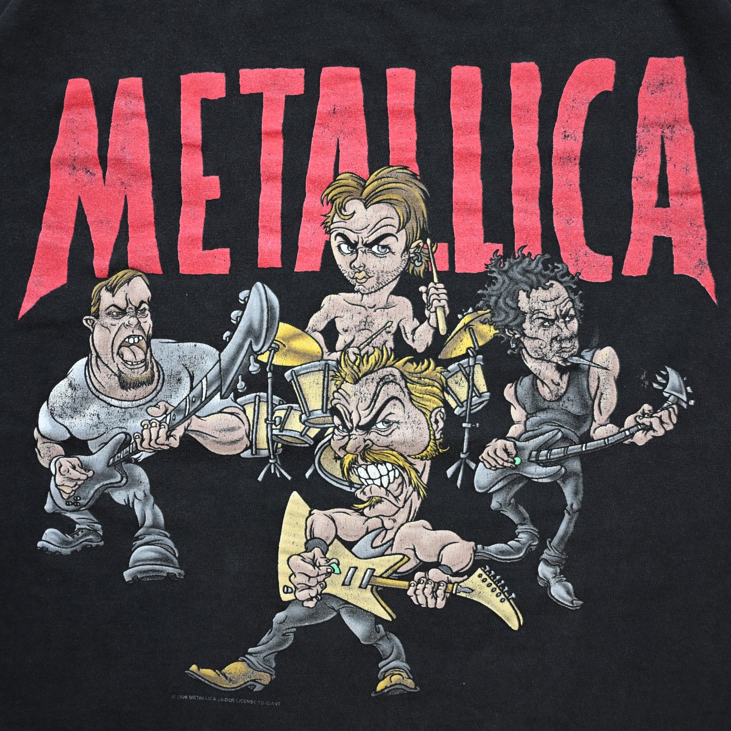 METALLICA 1996-1997 TOUR CHAVEZ CARTOON GIANT XL (e_1002)