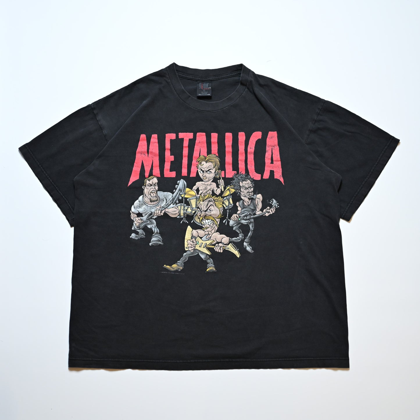 METALLICA 1996-1997 TOUR CHAVEZ CARTOON GIANT XL (e_1002)