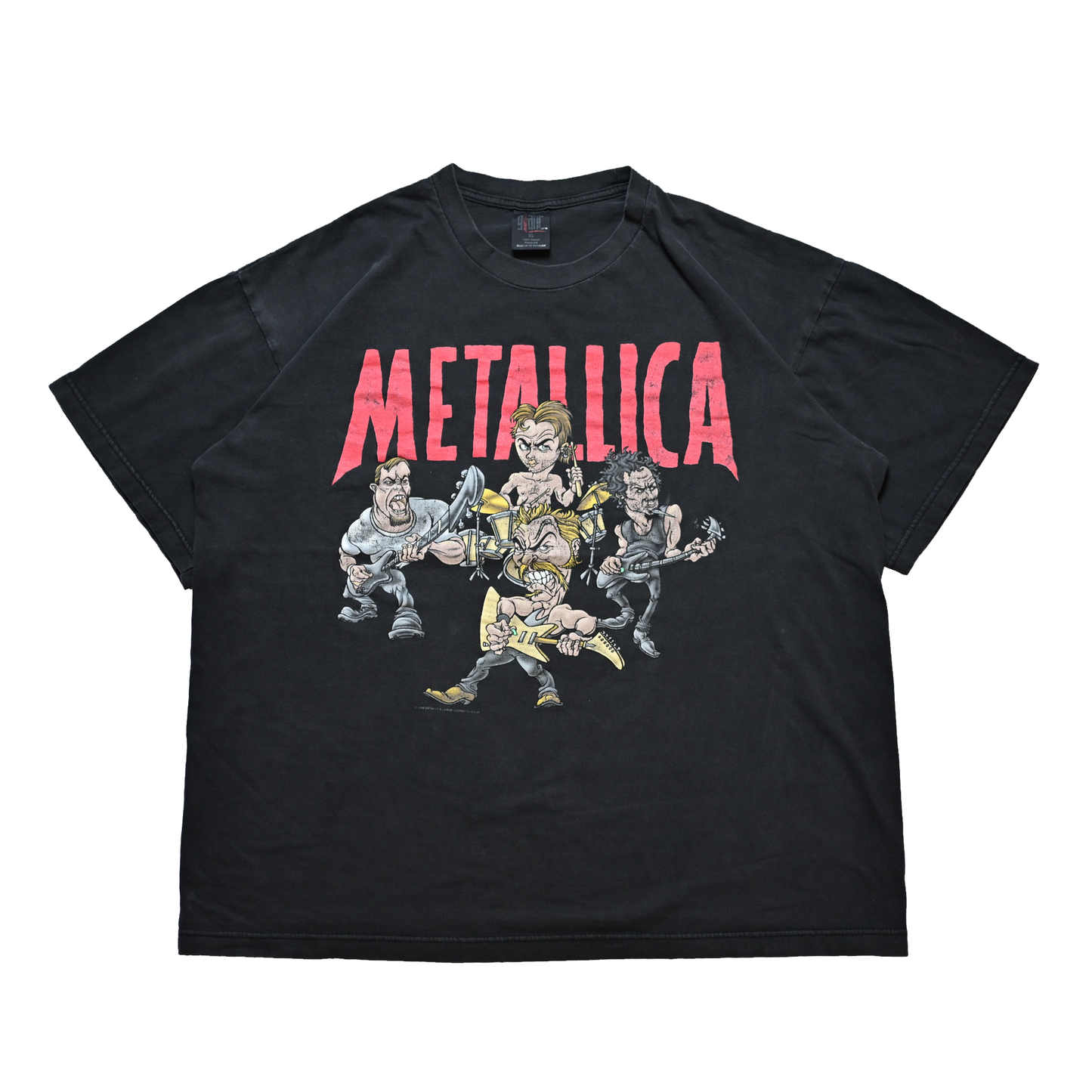 METALLICA 1996-1997 TOUR CHAVEZ CARTOON GIANT XL (e_1002)