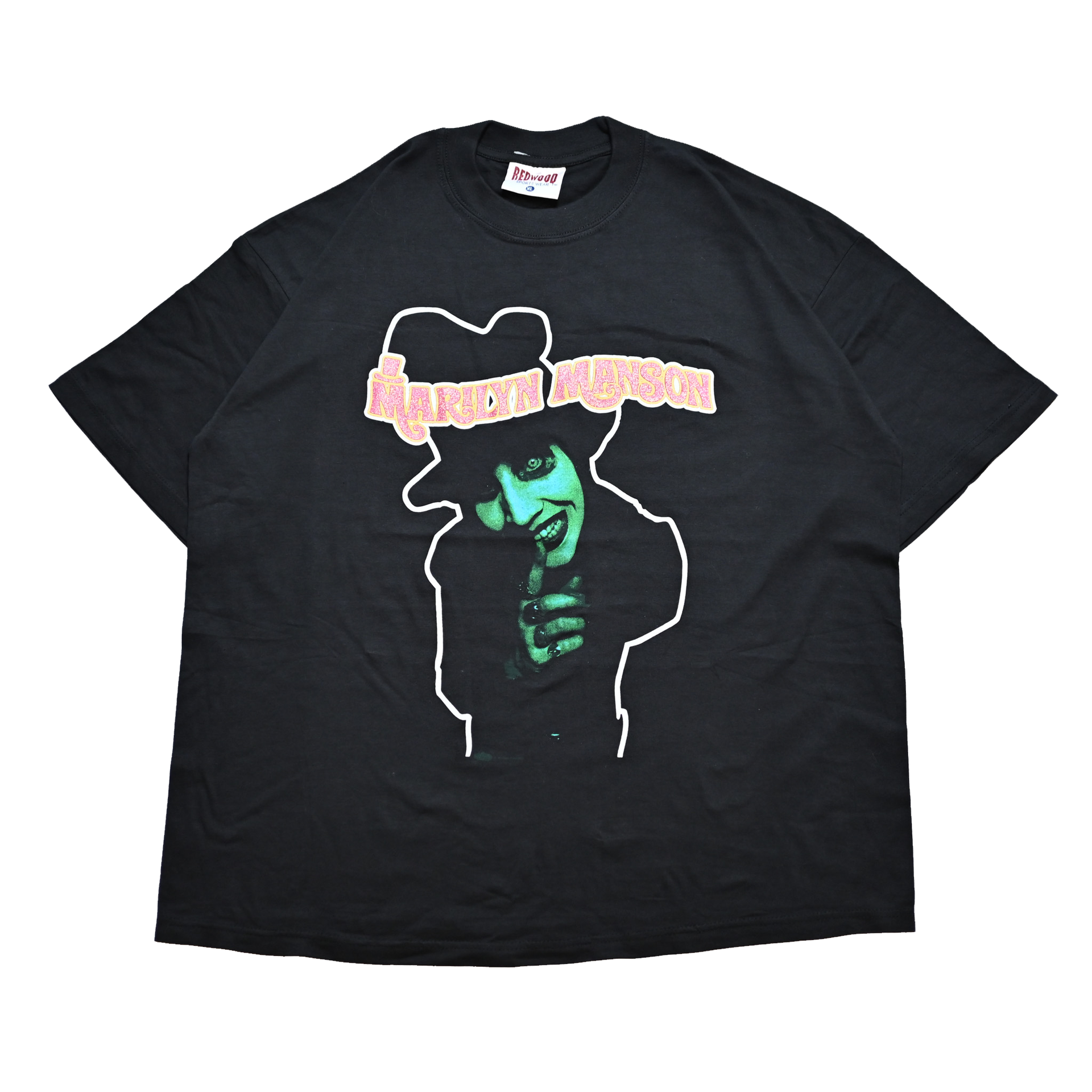 MARILYN MANSON 1995 DOPE FIELD REDWOOD XL (e_1005) – VINTAGE