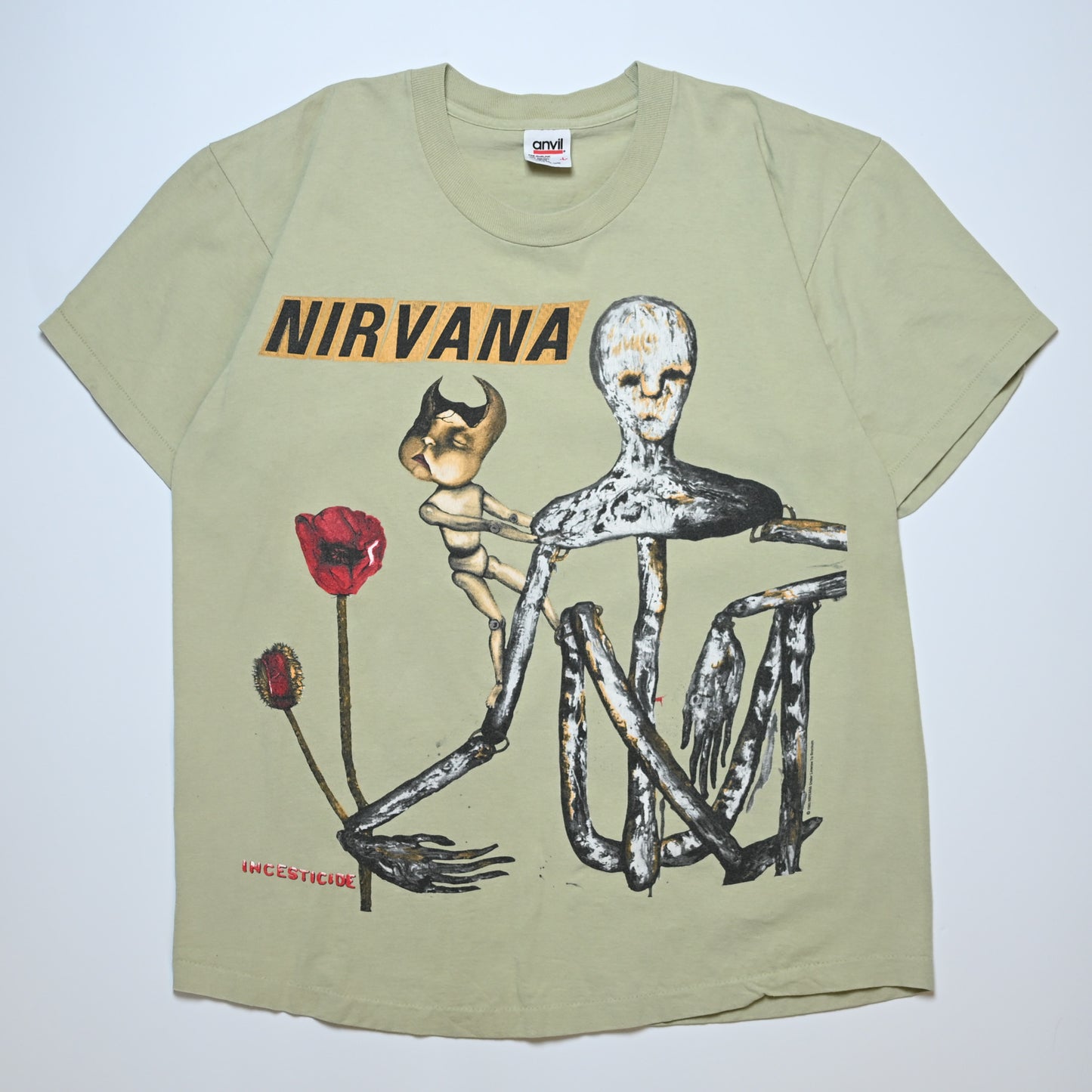 Nirvana Incesticide SAGE GREEN anvilLARGE (g_011)